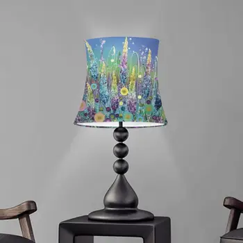 

Oil Paintting Floral Design Lampshade for Table Lamp Textile Fabrics Modern Wall Lamp Shade Pendant Lamp Cover Home Decor News