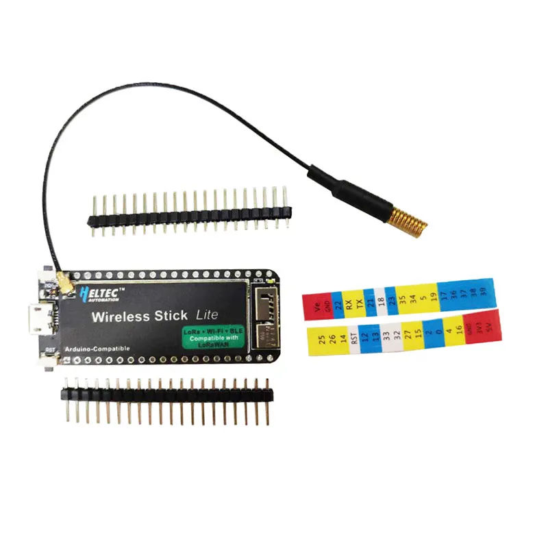 Макетная плата esp32 lora/433/470 510/868/915Hz SX1276 ESP32 PICO D4 LoRa Wireless Stick lite|Демонстрационные