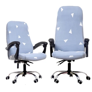 

S/M/L Office Chair Cover Spandex Stretch Computer Printed Elastic Seat Cover Slipcover Universal Covers For Chairs With Back 1PC