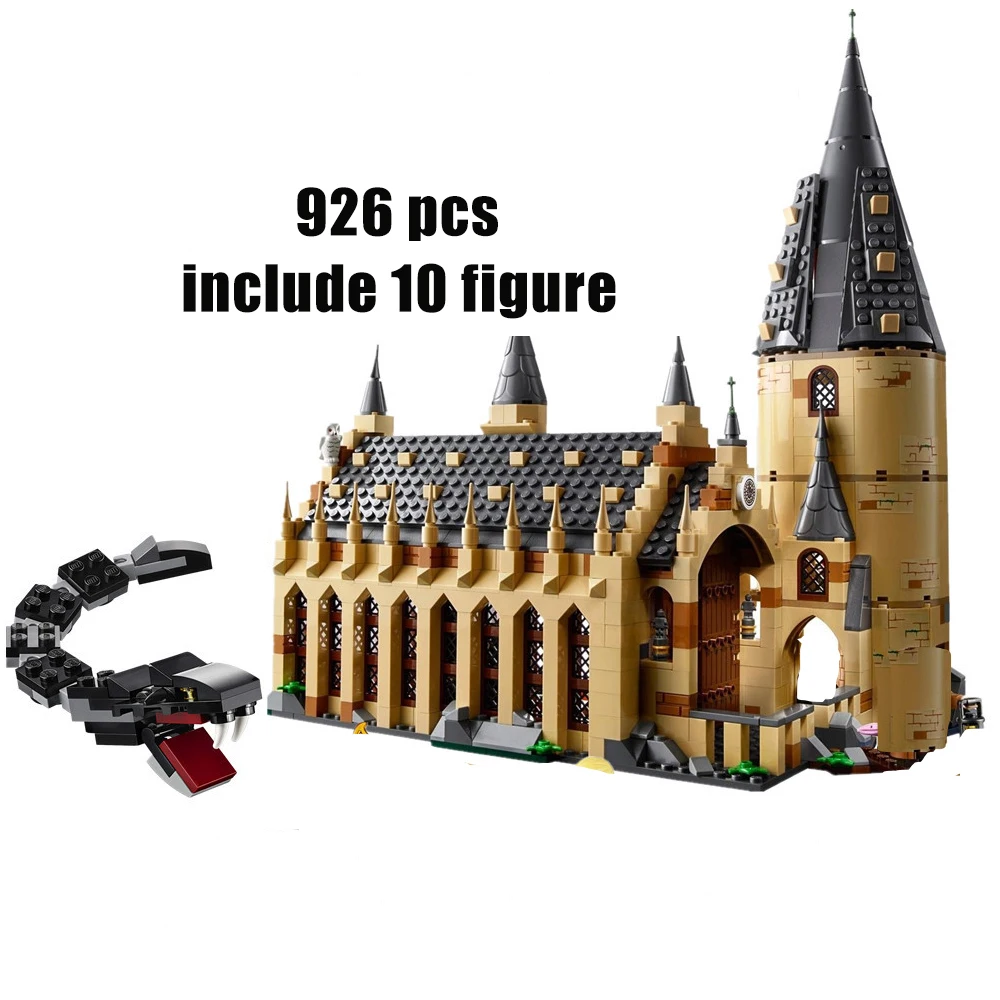 

new Potter Magic Movie Serices Potter Castle Model Set Building Blocks Bricks Kids Toys Model Kit Compatible with 11007 Gift