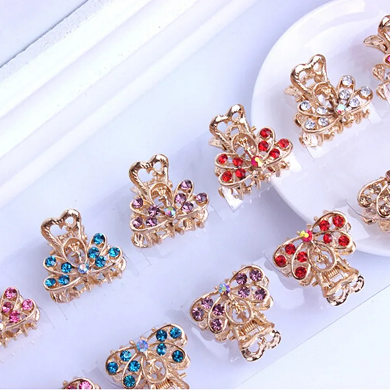 Fashion Beautiful Women Hair Accessories Hairpins Crab Retro Mini Butterfly Hair Claw Clip Headband For Lady Girls designer hair clips