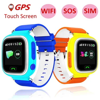 

Q90 Kids Smart Watch Phone GPS Positioning Watch Language Micro Chat Children 1.22 Inch Color Touch Screen WIFI SOS Smart Watch