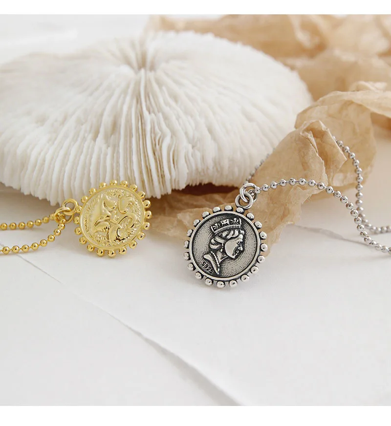 S'STEEL 925 пробы серебряный воротник с ожерельем с подвесками De Plata Mujer Elegantes подарок на день Святого Валентина Bijoux Femme хорошее ювелирное изделие