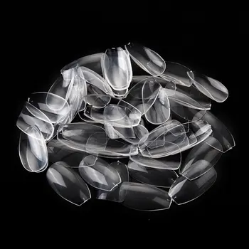 

120Pcs/Case False Nail Mold Dual Forms Acrylic Nail System Forms Clear Full Cover Polygel UV Gel Nail Tips Molds
