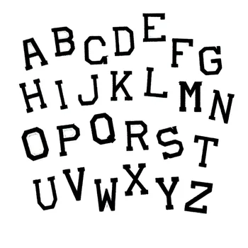 

2 Sets Clothes Patches English Letters Creative DIY Accessories 26 Alphabet Patches Embroidery for Jeans Backpacks Jackets
