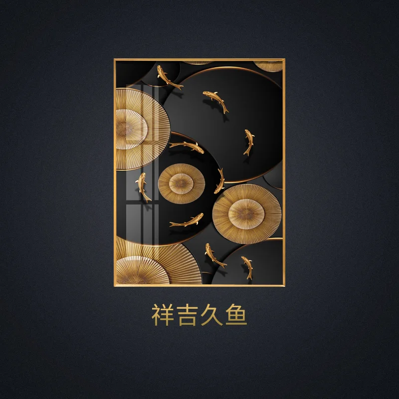 Картина для оформления входа Вертикальная декоративная картина Lucky Feng Shui коридор прохода настенная живопись гостиная картины простые современные - Color: Burgundy