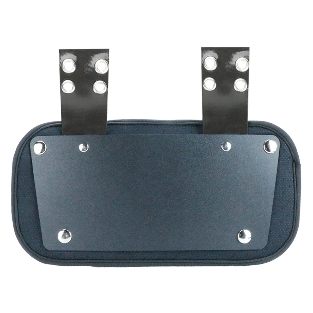 Universal Football Back Plate Cover Rib Protector Removable Backplate