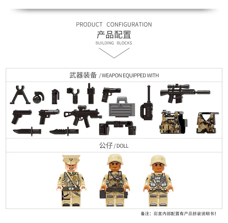 XINGBAO Xb-06015 Военная серия сверхмощный грузовик Обучающие собранные маленькие частицы строительные блоки игрушка тигр танк