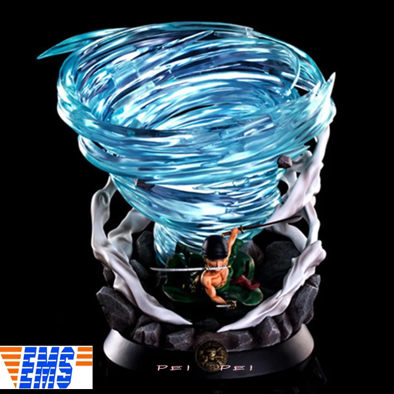 Best Price Statue One Piece Straw Hat Pirates Roronoa Zoro SD BIG tornado Full-Length Portrait Anime GK Bust Action Figure Toy P1660