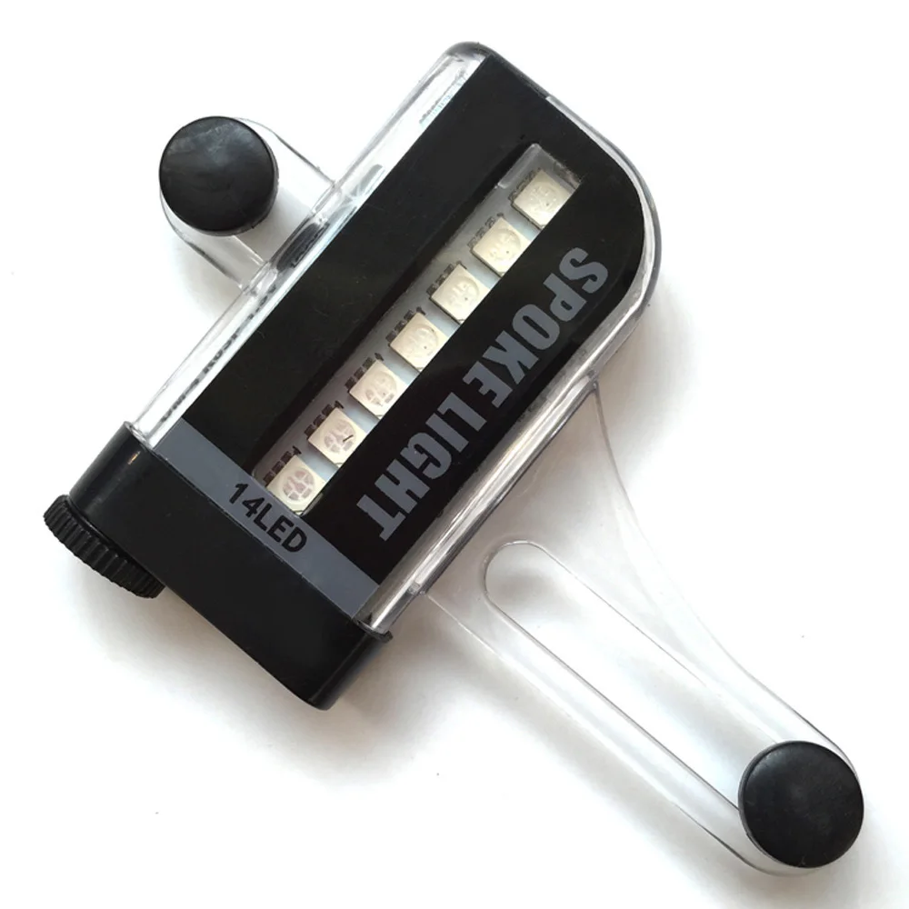 14 LED Bicycle Wheel Signal Tire Spoke Light Colorful 30 Changes Bike Motorcycle Safety Night Cycling Lights Accessories BC0048 (8)