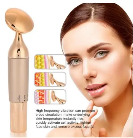  Ultrasonic Ion Face Slimming Tighten Massager Shrink Pore Face Beauty Device Facial Skin Lifting Sp