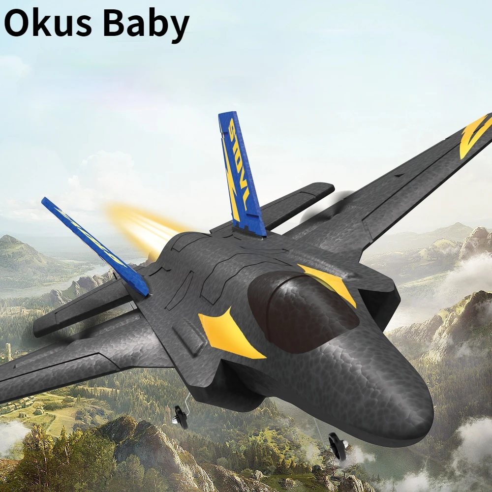 

KF605 KFPLANE Fighter 2.4G 4CH 6-Axis Gyroscope Automatic Balance 360 Rollover EPP RC Glider Airplane RTF Electric RC Aircraft