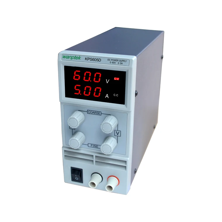 Wanptek мини импульсный источник питания постоянного тока KPS605D 60V 5A одноканальный Регулируемый цифровой 0-60 V/0-5A 110 V-230 V переключатель-трансформер