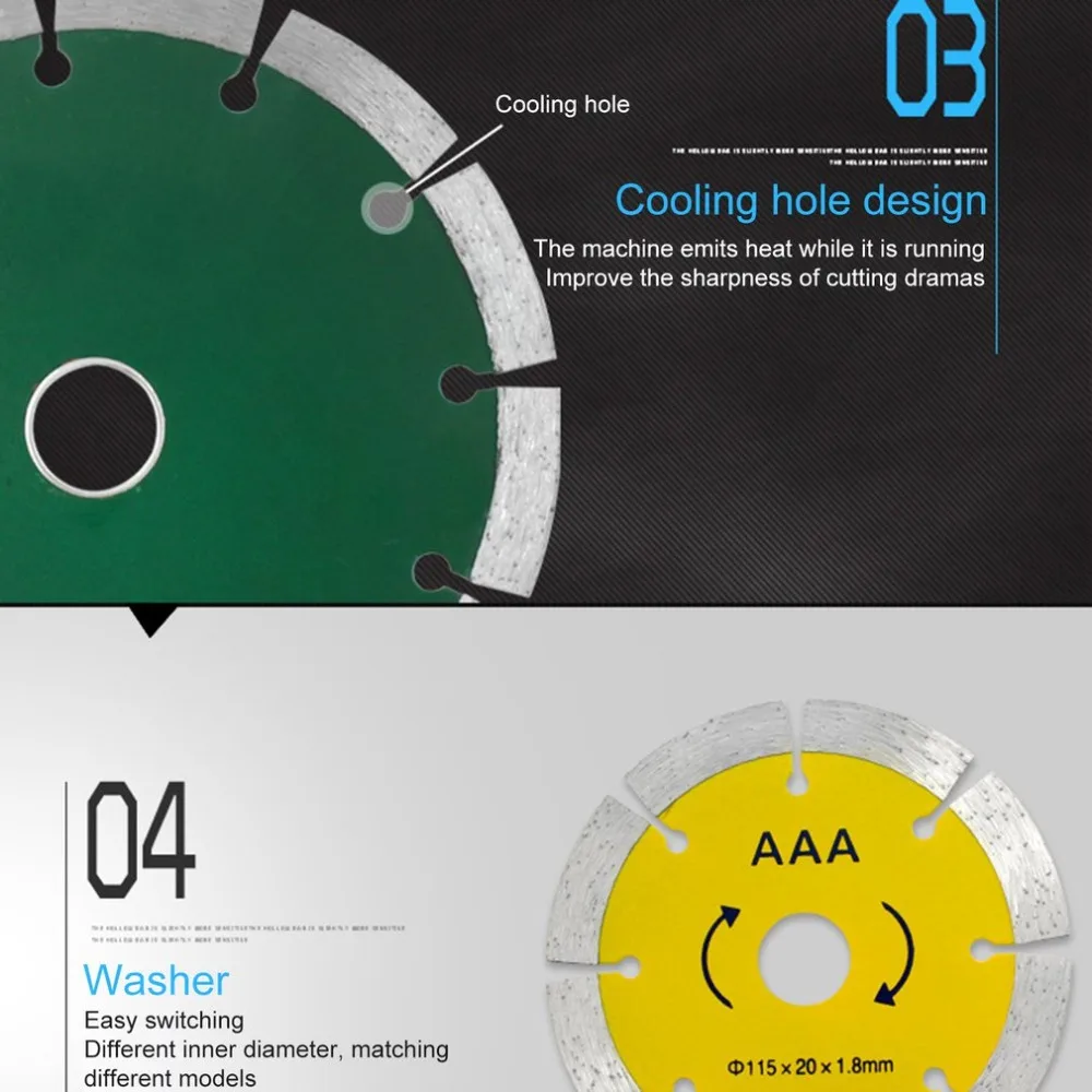 Алмазные циркулярные пилы Алмазная Пила диск резки камня гранита мрамора Бетона Лезвие режущего инструмента диск для сухой резки