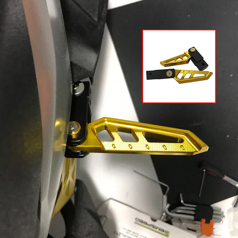 Для Yamaha XMAX 300 400 125 250 мотоцикл подножка ЧПУ Алюминиевый сплав поворотные задние педали для ног
