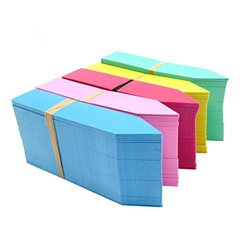 

100Pcs Mini Plastic Plant Seed Label Pot Marker Nursery Garden Stake Tags Tool