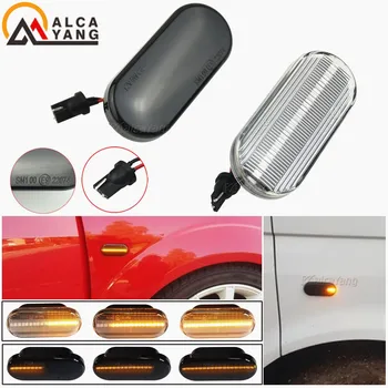 

2PCS Led Dynamic Side Marker Turn Signal Light Sequential Blinker Light Fit for VW Bora Golf 3 4 Passat Vento T5 Polo SB6 Sharan