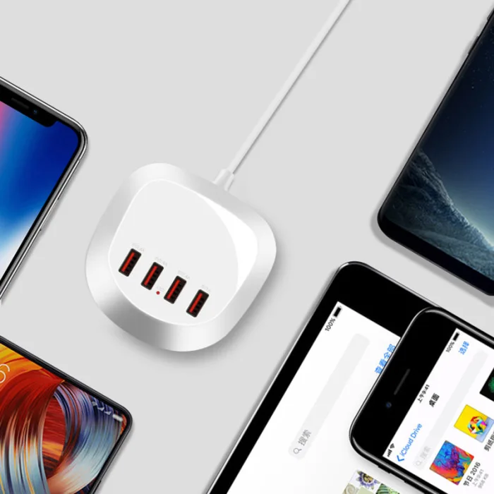 4 usb порта блок питания зарядное устройство для путешествий сотовый телефон смартфон планшет DU55