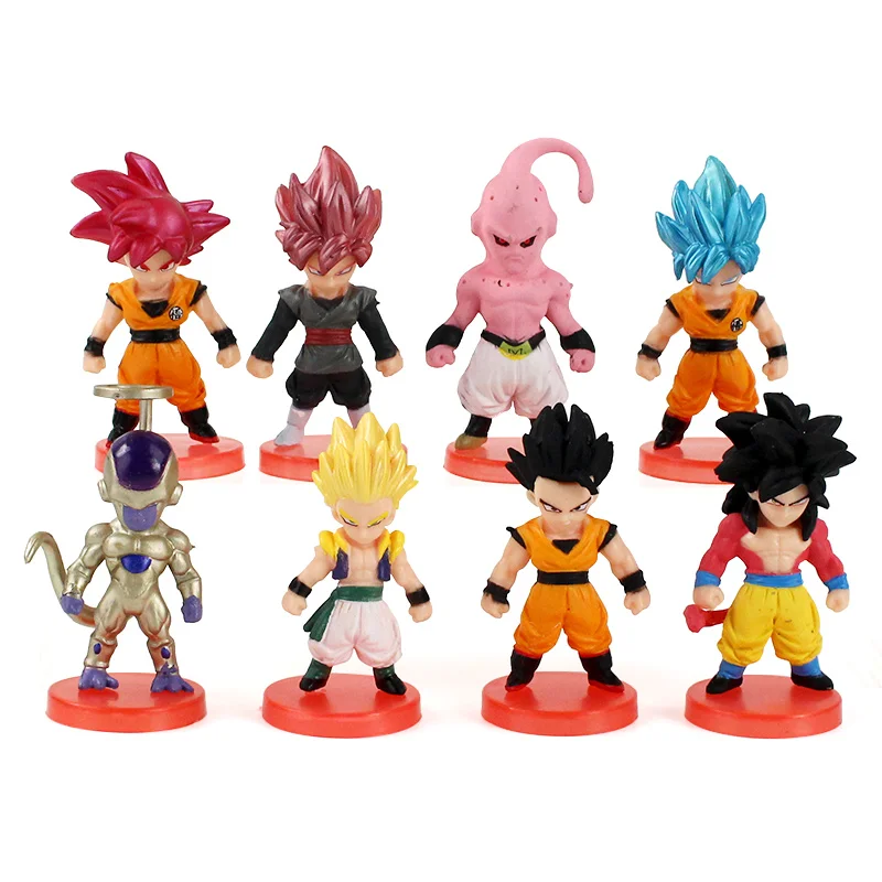 LOT Of 10 Blind Packs To Go Super Saiyan With! Dragonball Z Collectible Figures 