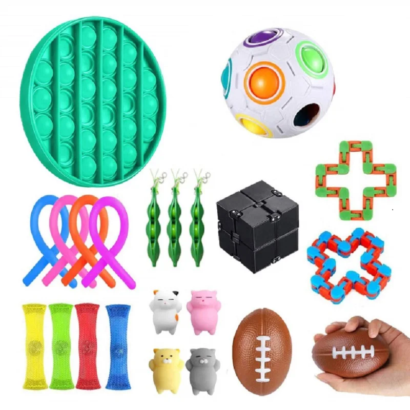 Best Buy Fidget-Toys Mesh Anti-Stress-Toy-Set Marble Relief-Gift Sensory Girl Adults Strings Children VRM8AdWLyOY