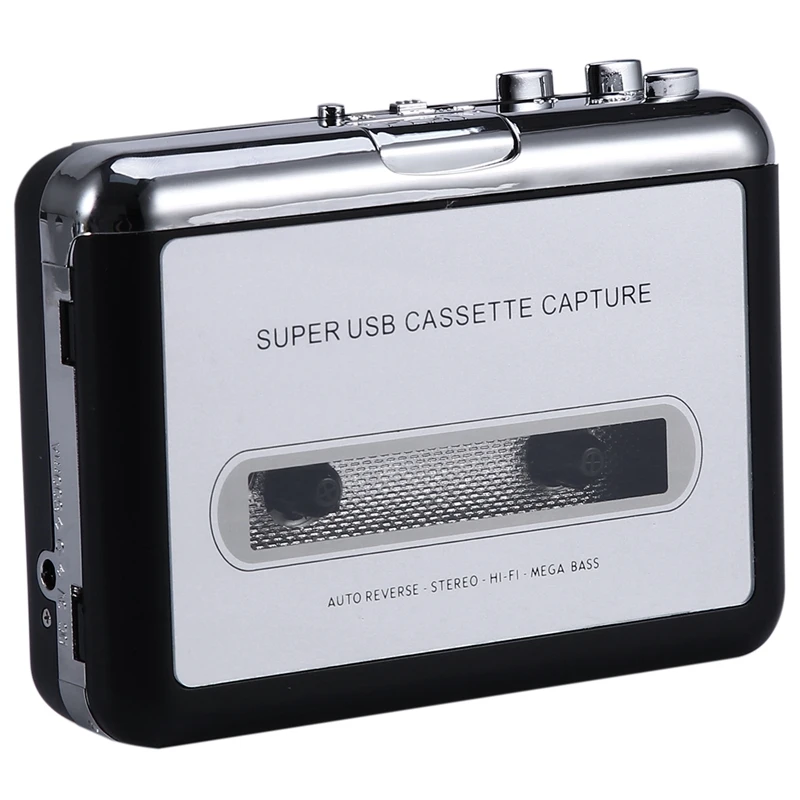 FULL-12V USB Кассетный плеер лента для ПК MP3 CD коммутатор конвертер Захват аудио музыкальный плеер с наушниками