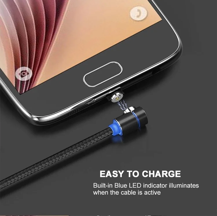 Магнитный кабель hifish 3A Micro Usb type C для быстрой зарядки телефона Usb C светодиодный светильник для XSMAX Android Phone 1M 2M