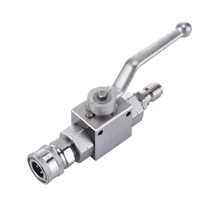 

Hot Sale High Pressure Washer Ball Valve Kit, 3/8 Inch Quick Connect for Power Washer Hose, 4500 Psi
