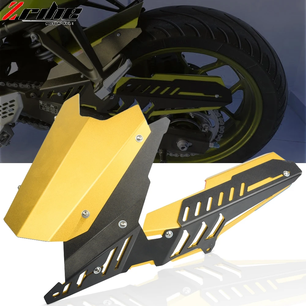 

FOR YZFR3 R25 MT03 MT25 CNC Rear Fender Mudguard and Chain Guard Cover Kit for YAMAHA YZF-R25 R3 2013-2019 MT-03 MT-25 2015-2019