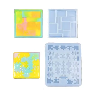 

3D Tangram Puzzle Mold Geometric Building Blocks Pendant Casting Silicone Resin Mold Puzzle Game Making Craft Mold Tools