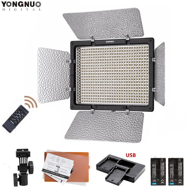 YONGNUO YN600L YN-600 600 Светодиодная панель для видеосъемки YN600 светильник 3200-5500K/5500K с