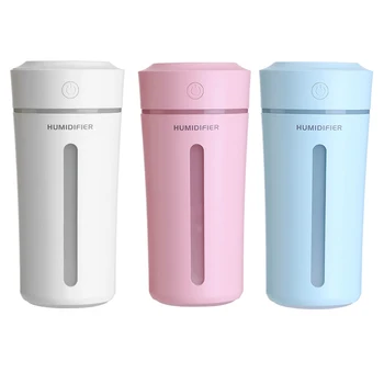 

ALLOET 270ML Electric Air Humidifier Diffuser USB Mini Mist Maker for Home Office and Car used with Night Lamp function