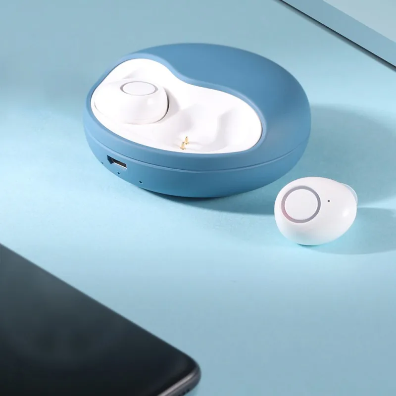 Мини Bluetooth 5,0 наушники с зарядным устройством настоящие Беспроводные водонепроницаемые беспроводные наушники-вкладыши