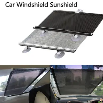 

Big Size Roller Blinds Auto Car Retractable Curtain Window Windshield Visor Sunshield Front Rear Side Sun Shade Shield Exterio