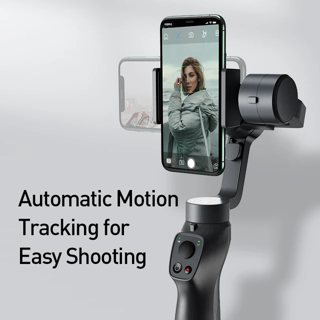 Baseus Handheld Gimbal Stabilizer 3 Axis Wireless Bluetooth Phone Gimbal Holder Auto Motion Tracking foriPhone