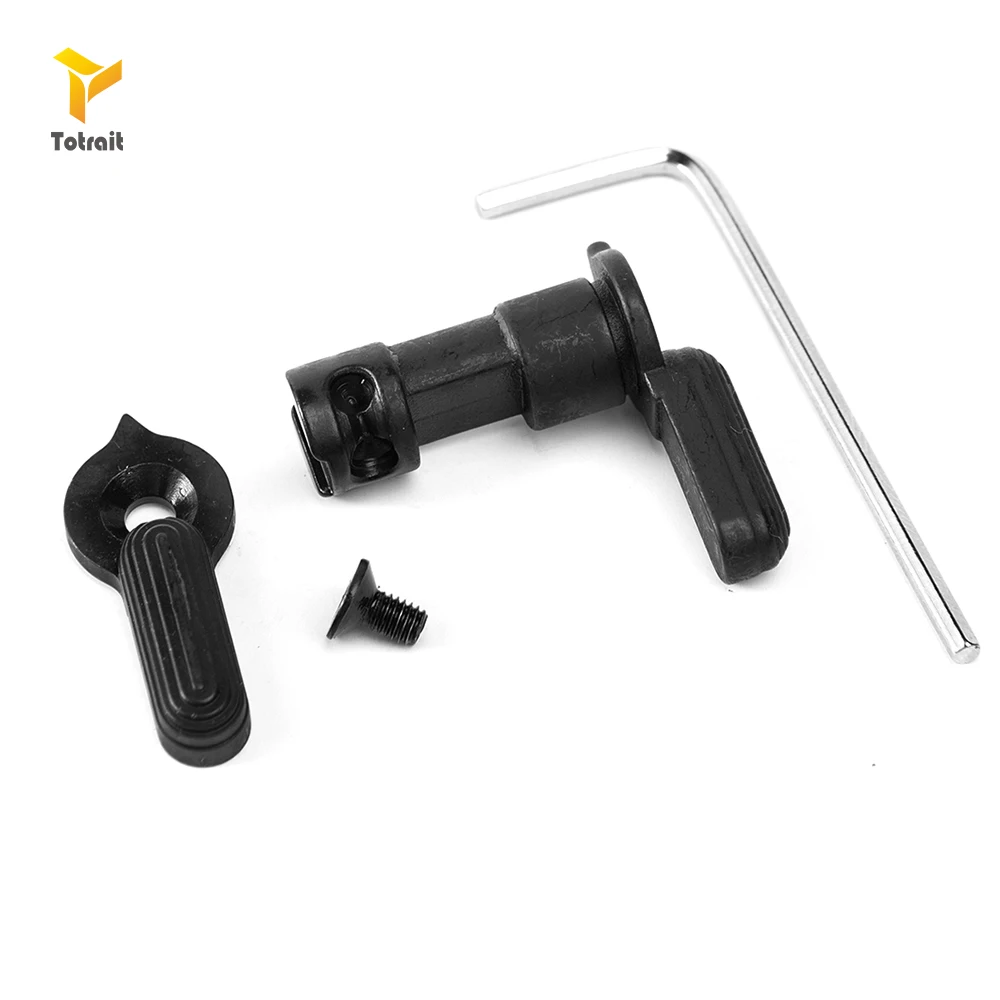 

TOtrait Tactical .223/5.56 Ambidextrous Safety Selector Ambi Replaces Mil-Spec 8620 Steel For AR15 Accessories