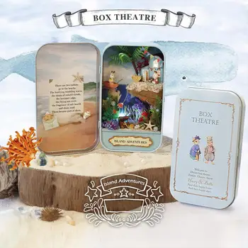 

2019 Retro Doll House Plastic Intellectual DIY for Assembly Drop Shipping