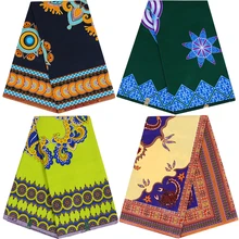 JAVA воск хлопок африканская ткань африканские принты Анкара настоящий воск с фабрики высокого качества Швейные материалы для вечерние платья 6 ярдов