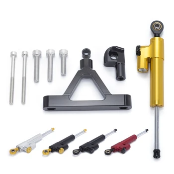 

For Kawasaki ZX6R ZX-6R 2007-2008 Motorcycle Aluminium Steering Stabilizer Damper Mounting Bracket Kit
