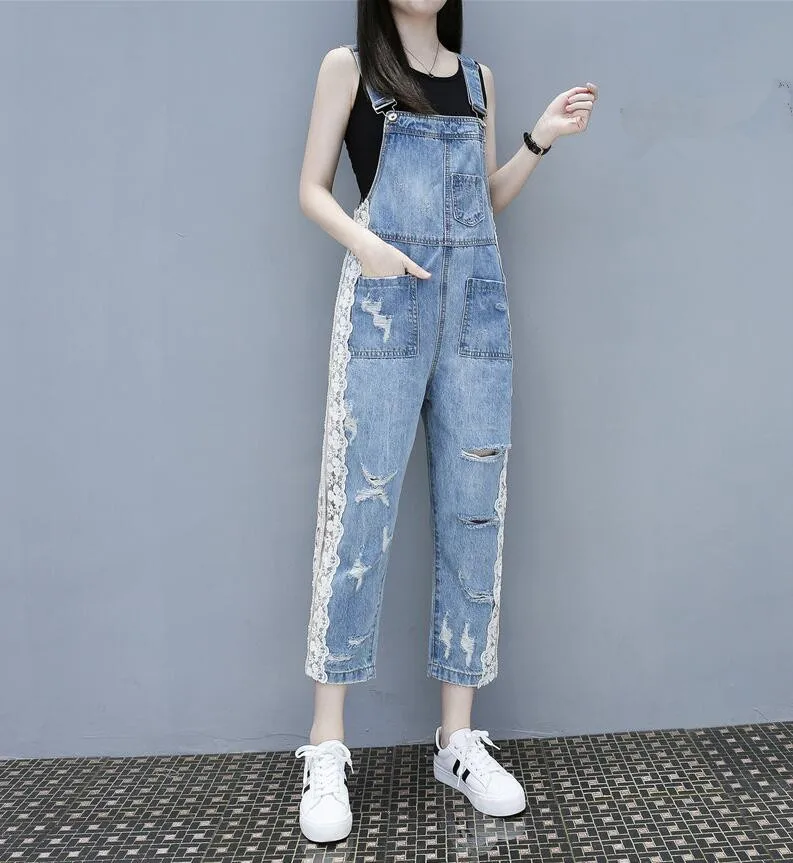 vintage denim romper