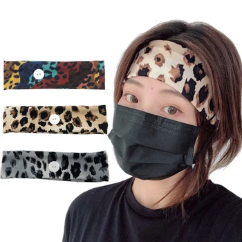 

Button Floral Twisted Stretchable Knotted Hair Band Head Wrap Turban Headband Hairband Accessories