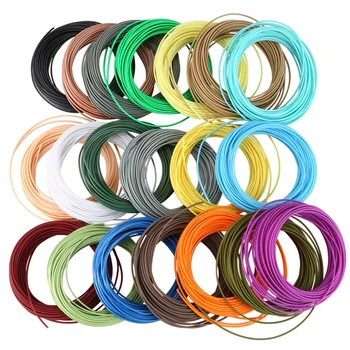 

3D Printer Filament 1.75mm PLA Filament Pcs of 20 Different Colors Diameter Filament Each Color 32 Feet Total 656 Feet
