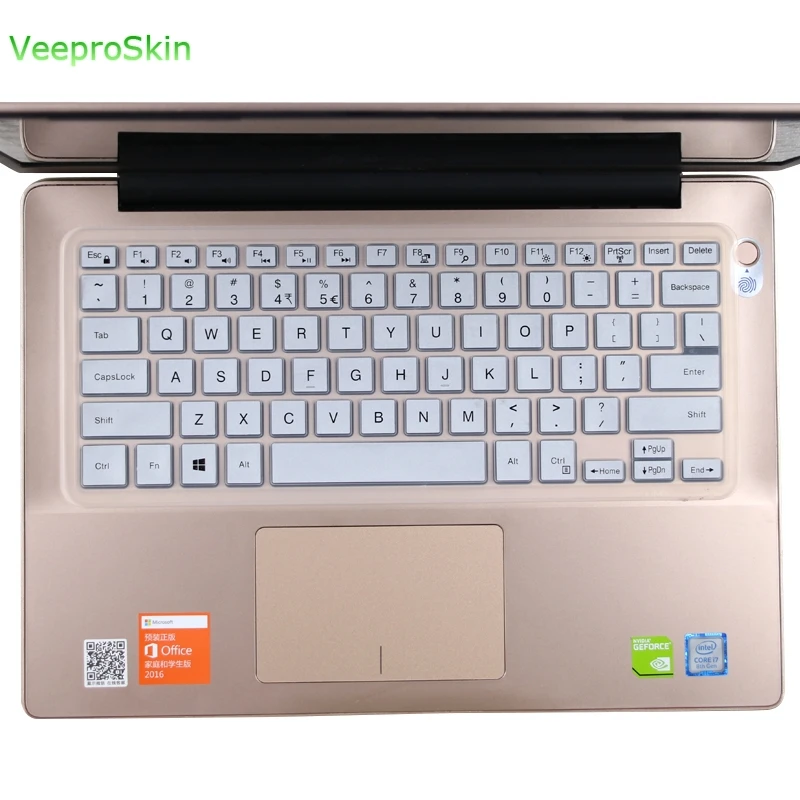 Для Dell Inspiron 15 5000 5568 5578 5579 5585/Inspiron 7000 7569 7570 7573 7579 7580 7586 силиконовая клавиатура кожного покрова