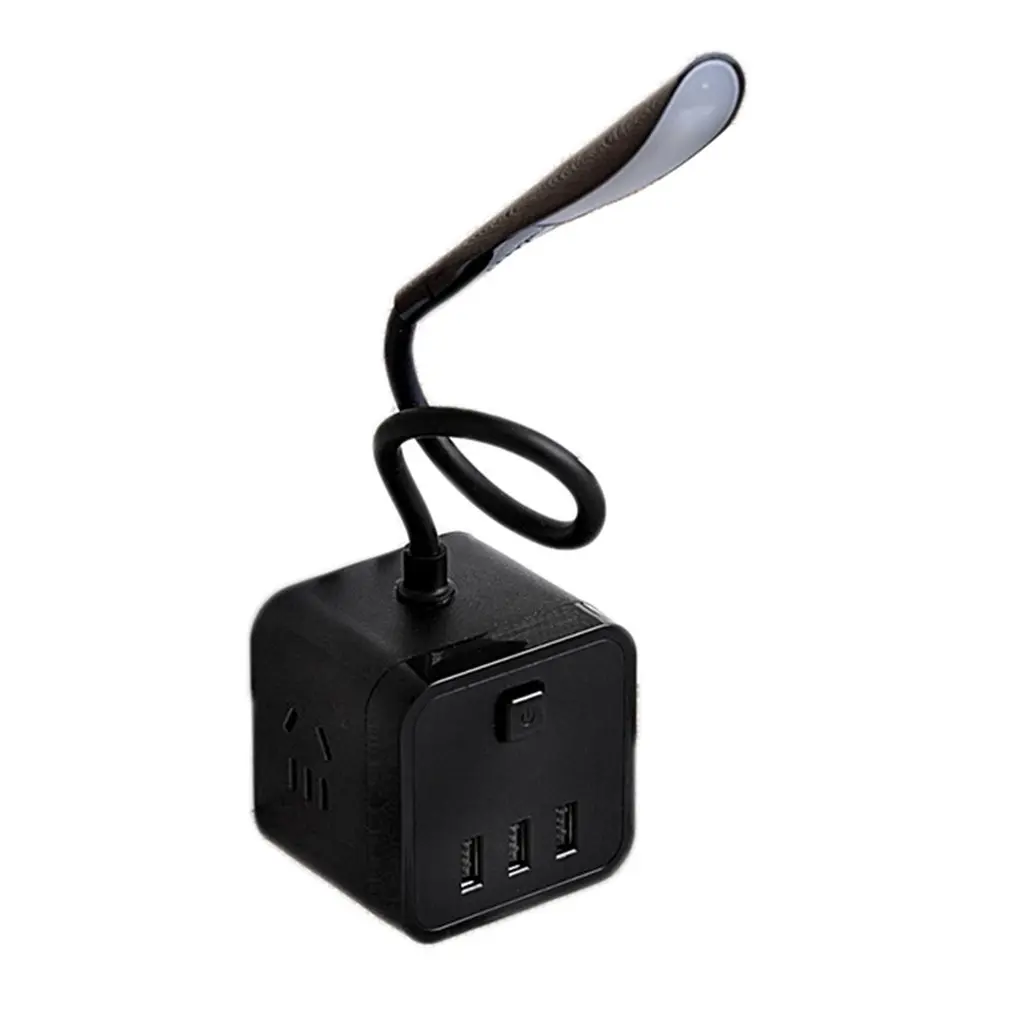 

ICOCO 3 USB New Exquisite National Standard Socket Charging Tripod Socket Converter Natural Light Fast Charging Drop Shipping