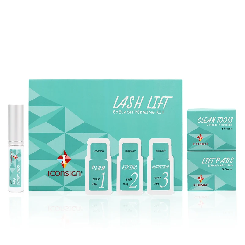 Iconsign Lash Lift Kit Bustina Permanente Set Crescita Ciglia Calia Perm Set Strumenti Per Il Trucco Di Bellezza