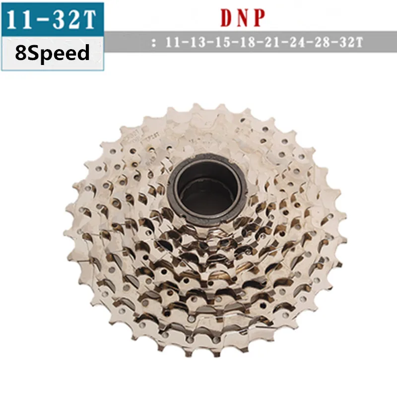 8S 11-32T Тайвань DNP/Longyi горный велосипед 7 S/8 S/9 S/10 S/21 S/24 S/27 скорость поворотный маховик 11 зубчатая цепь башенные колеса - Цвет: 8S 11-32T