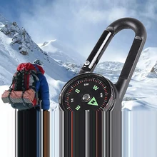 Кемпинг Алюминиевый сплав Профессиональный выживания Пешие прогулки Многофункциональный 3 в 1 открытый прочный портативный скалолазание карабин