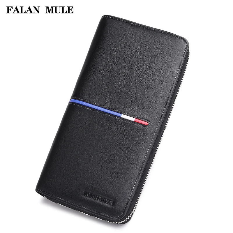 Модные новые мужские кошельки FALAN MULE кошелек из натуральной кожи брендовый