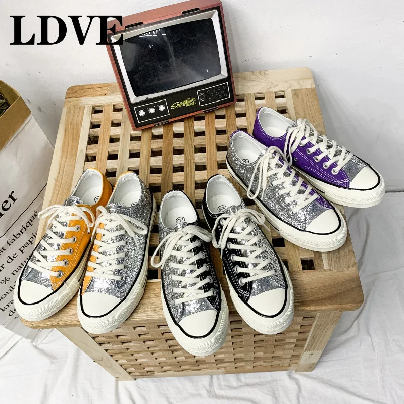 

Autumn Women Trainers Sneakers Denim Canvas Shoes Female Lace Up ladies Casual Shoes vulcanized shoes Basket Femme zapatilla