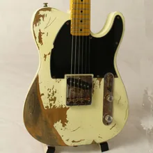 Высокое качество Relic-электрогитара, TL стиль, ольховое тело с кленовым горлом, пользовательская электрогитара