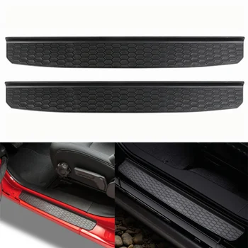 

Version Durable Door Sill Scuff Plates Car Door Sill Protector Plant for Jeep Wrangler JL 2018+ 2/4Door Car Interior Accessories